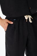 LUNETWEAR Black Linen 3-Piece Set