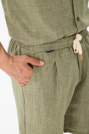 LUNETWEAR Green Linen 3-Piece Set