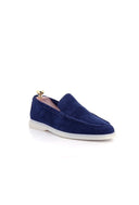 Navy Suède Loafers voor Heren | Lunetwear