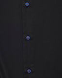 Siena Slim Fit Overhemd Zwart