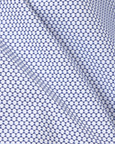 Capri Slim Fit Overhemd Lichtblauw Patroon