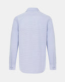 Capri Slim Fit Overhemd Lichtblauw Patroon