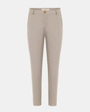 Zandkleurige Chino Heren  Slim Fit Pantalon Casual