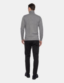 Grijze Coltrui Heren  Premium Turtleneck Trui