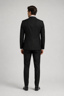 LUNETWEAR Black Double-Breasted Suit