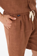 LUNETWEAR Brown Linen 3-Piece Set