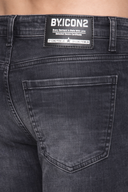 Zwarte Regular Slim Fit Denim Jeans Heren