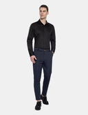 Siena Slim Fit Overhemd Zwart