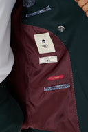 Lunetwear Double-Breasted Suit – Dark Green