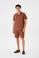 LUNETWEAR Brown Linen 3-Piece Set