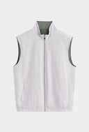 Reversible Bodywarmer Heren Turquoise Wit Premium Vest