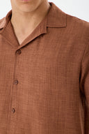 LUNETWEAR Brown Linen 3-Piece Set