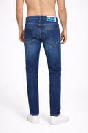 Blauwe Regular Slim Fit Denim Jeans Heren