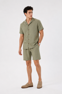 LUNETWEAR Green Linen 3-Piece Set