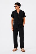 LUNETWEAR Black Linen 3-Piece Set