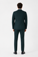Lunetwear Double-Breasted Suit – Dark Green