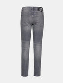 Grijze Regular Slim Fit Denim Jeans Heren
