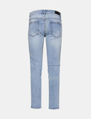 Lichtblauwe Slim Fit Denim Jeans Heren