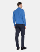 Blauwe Sweater Heren Premium