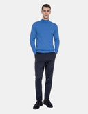 Blauwe Sweater Heren Premium