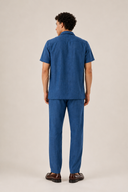 LUNETWEAR Dark Blue Linen 3-Piece Set