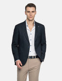 Donkerblauwe Blazer Heren  Navy Slim Fit Colbert