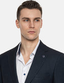 Donkerblauwe Blazer Heren  Navy Slim Fit Colbert