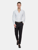 Genova Slim Fit Overhemd Wit