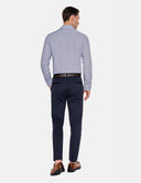 Capri Slim Fit Overhemd Lichtblauw Patroon