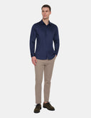 Lucca Overhemd Donkerblauw