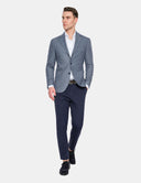 Blazer Heren Lichtblauw Slim Fit Premium Zakelijk Colbert voor Mannen