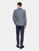 Blazer Heren Lichtblauw Slim Fit Premium Zakelijk Colbert voor Mannen
