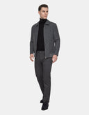 Grijze Winterjas Heren Premium Winter Outerwear