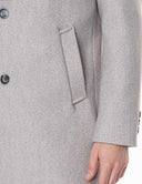 Grijze Trenchcoat Heren  Premium Klassieke Jas