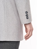 Grijze Trenchcoat Heren  Premium Klassieke Jas