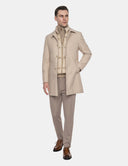 Beige Trenchcoat Heren  Premium Klassieke