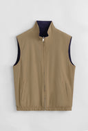 Reversible Bodywarmer Heren  Navy Beige Premium Vest