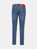 Donkerblauwe Regular Slim Fit Denim Jeans Heren