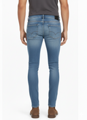 Light Blue Jeans Heren  Slim Fit met Subtiele Distressing