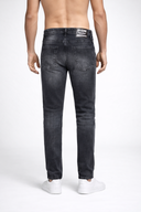 Zwarte Regular Slim Fit Denim Jeans Heren