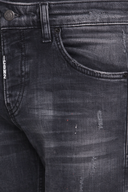 Zwarte Regular Slim Fit Denim Jeans Heren