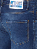 Blauwe Regular Slim Fit Denim Jeans Heren