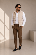 Bodywarmer Heren - Mouwloze Gewatteerde Bodywarmer Casual Stijlvol