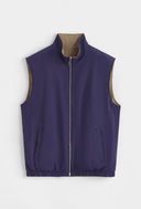 Reversible Bodywarmer Heren  Navy Beige Premium Vest