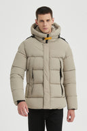 Beige Jas Heren  Premium Winterjas