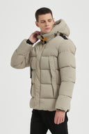 Beige Jas Heren  Premium Winterjas