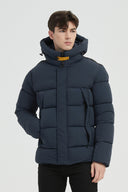 Donkerblauwe Jas Heren Premium Winterjas
