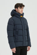 Donkerblauwe Jas Heren Premium Winterjas