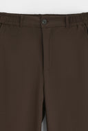 Chino Super Stretch Tech Pantalon Choco Heren Slim Fit
