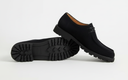 Zwarte Suède Veterschoenen - Chunky Zool Detail